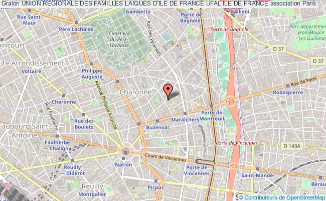 plan association Union Regionale Des Familles Laiques D'ile De France Ufal Ile De France Paris