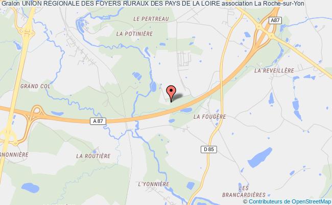 plan association Union RÉgionale Des Foyers Ruraux Des Pays De La Loire Roche-sur-Yon