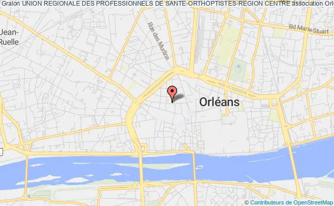 plan association Union Regionale Des Professionnels De Sante-orthoptistes-region Centre Orléans
