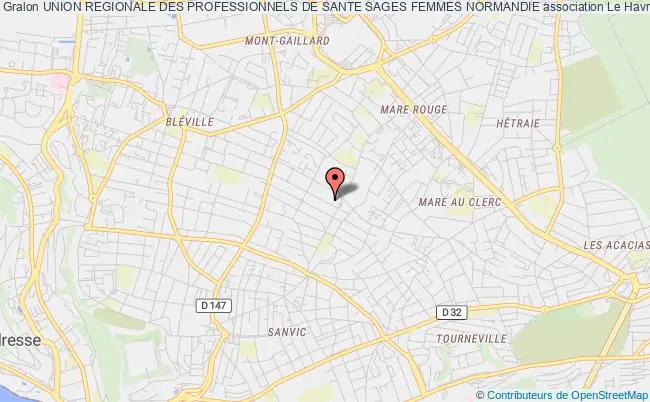 plan association Union Regionale Des Professionnels De Sante Sages Femmes Normandie Havre