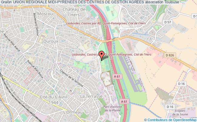 plan association Union Regionale Midi-pyrenees Des Centres De Gestion Agrees Toulouse