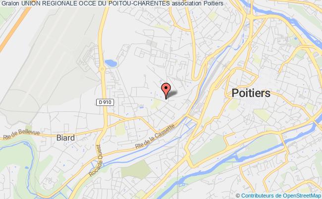 plan association Union Regionale Occe Du Poitou-charentes Poitiers