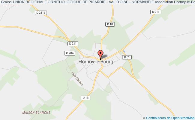 plan association Union Regionale Ornithologique De Picardie - Val D'oise - Normandie Hornoy-le-Bourg