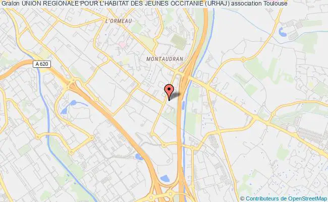 plan association Union Regionale Pour L'habitat Des Jeunes Occitanie (urhaj) Toulouse