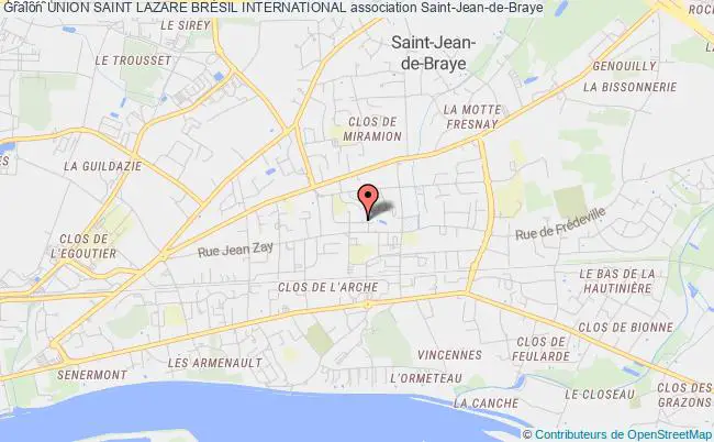 plan association Union Saint Lazare BrÉsil International Saint-Jean-de-Braye