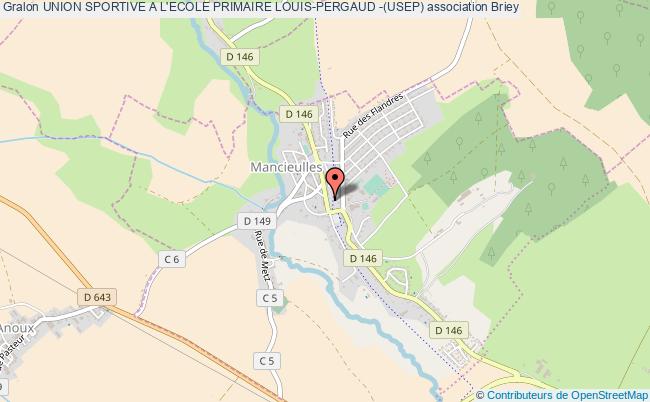 plan association Union Sportive A L'ecole Primaire Louis-pergaud -(usep) Briey