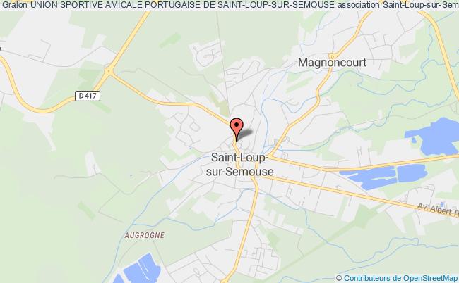 plan association Union Sportive Amicale Portugaise De Saint-loup-sur-semouse Saint-Loup-sur-Semouse