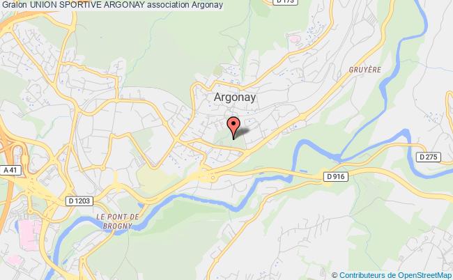 plan association Union Sportive Argonay Argonay