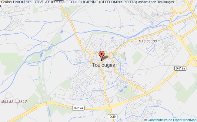 plan association Union Sportive Athletique Toulougienne (club Omnisports) Toulouges