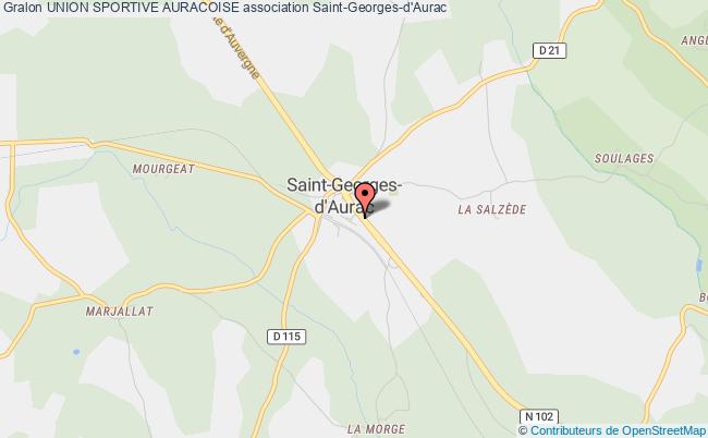 plan association Union Sportive Auracoise Saint-Georges-d'Aurac