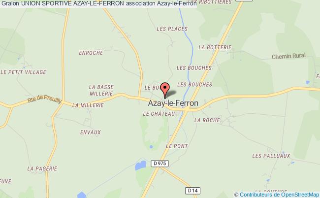plan association Union Sportive Azay-le-ferron Azay-le-Ferron