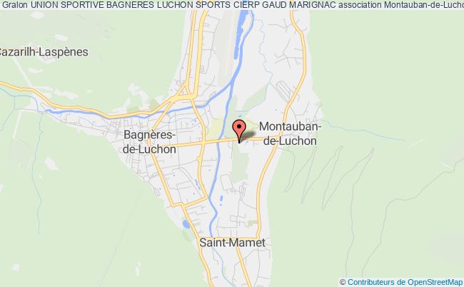 plan association Union Sportive Bagneres Luchon Sports Cierp Gaud Marignac Montauban-de-Luchon