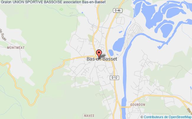 plan association Union Sportive Bassoise Bas-en-Basset