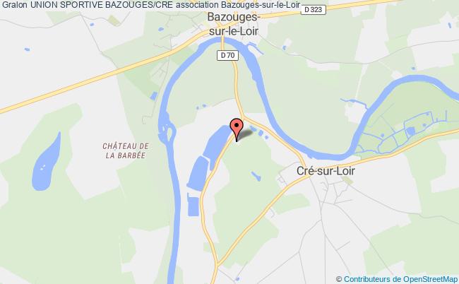 plan association Union Sportive Bazouges/cre Bazouges-sur-le-Loir