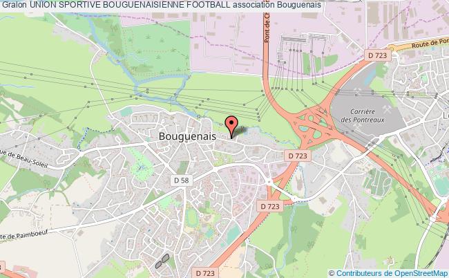 plan association Union Sportive Bouguenaisienne Football Bouguenais