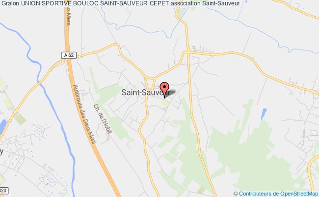 plan association Union Sportive Bouloc Saint-sauveur Cepet Saint-Sauveur