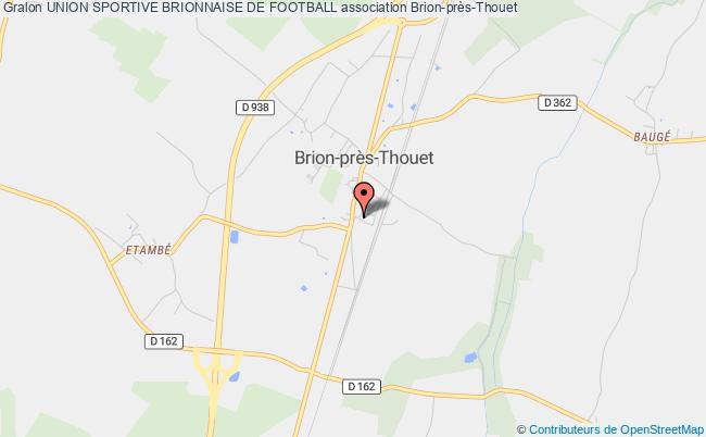 plan association Union Sportive Brionnaise De Football Brion-près-Thouet