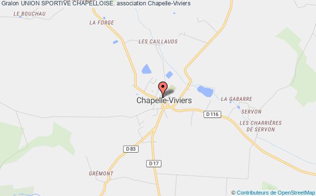 plan association Union Sportive Chapelloise. Chapelle-Viviers