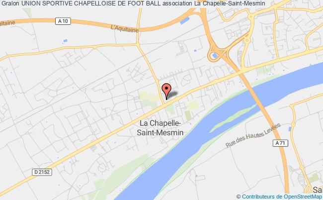 plan association Union Sportive Chapelloise De Foot Ball La Chapelle-Saint-Mesmin