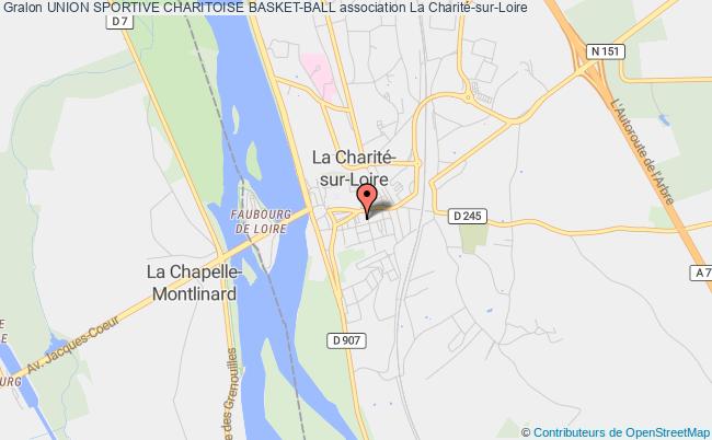plan association Union Sportive Charitoise Basket-ball La    Charité-sur-Loire