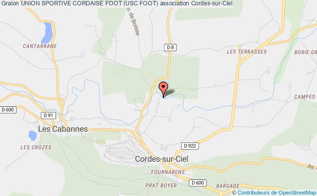plan association Union Sportive Cordaise Foot (usc Foot) Cordes-sur-Ciel