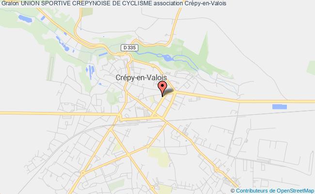 plan association Union Sportive Crepynoise De Cyclisme Crépy-en-Valois