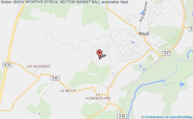plan association Union Sportive D'iteuil Section Basket Ball Iteuil