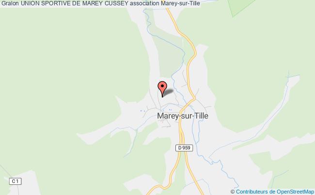 plan association Union Sportive De Marey Cussey Marey-sur-Tille