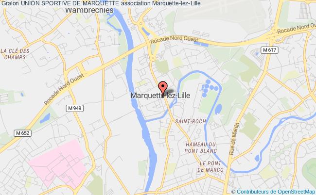 plan association Union Sportive De Marquette Marquette-lez-Lille