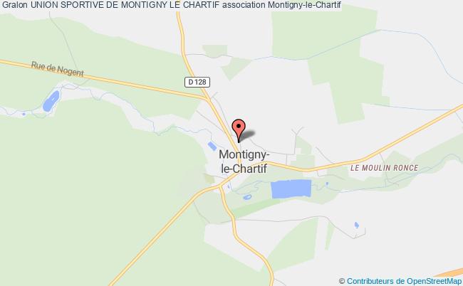 plan association Union Sportive De Montigny Le Chartif Montigny-le-Chartif