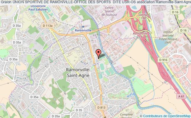 plan association Union Sportive De Ramonville-office Des Sports  Dite Usr-os Ramonville-Saint-Agne