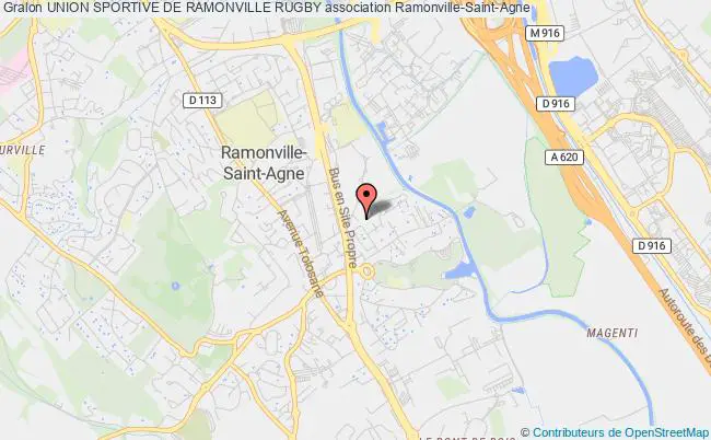 plan association Union Sportive De Ramonville Rugby Ramonville-Saint-Agne