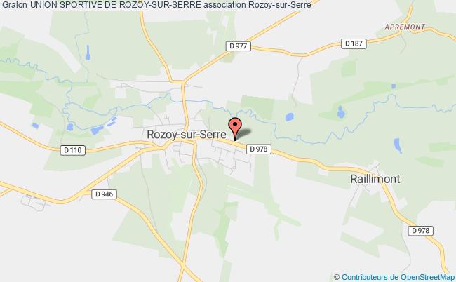 plan association Union Sportive De Rozoy-sur-serre Rozoy-sur-Serre