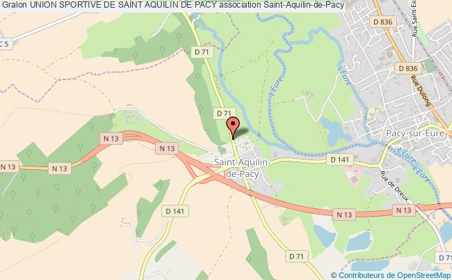 plan association Union Sportive De Saint Aquilin De Pacy Saint-Aquilin-de-Pacy