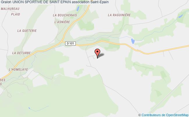 plan association Union Sportive De Saint Epain Saint-Épain