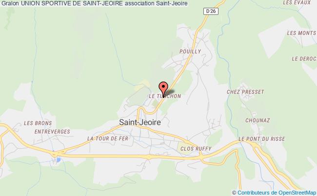 plan association Union Sportive De Saint-jeoire Saint-Jeoire