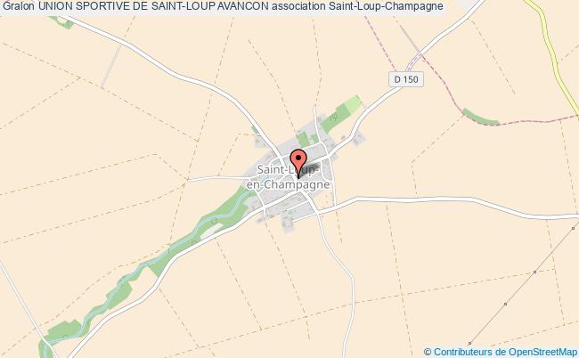 plan association Union Sportive De Saint-loup Avancon Saint-Loup-Champagne