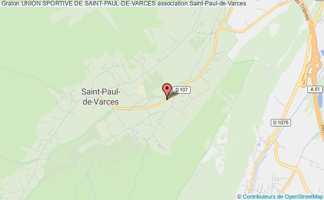 plan association Union Sportive De Saint-paul-de-varces Saint-Paul-de-Varces