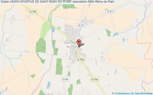 plan association Union Sportive De Saint Remy Du Plain. Saint-Rémy-du-Plain
