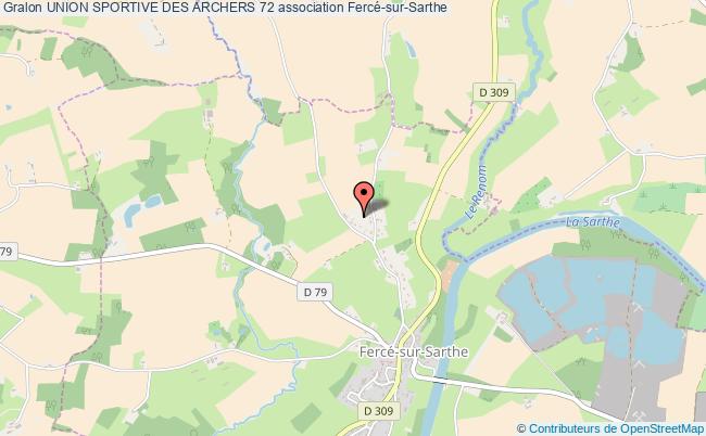 plan association Union Sportive Des Archers 72 Fercé-sur-Sarthe