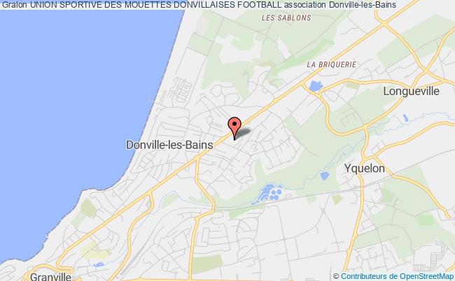 plan association Union Sportive Des Mouettes Donvillaises Football Donville-les-Bains