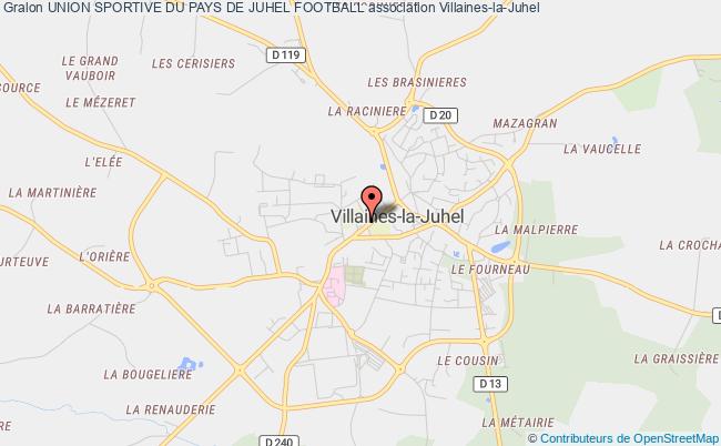 plan association Union Sportive Du Pays De Juhel Football Villaines-la-Juhel