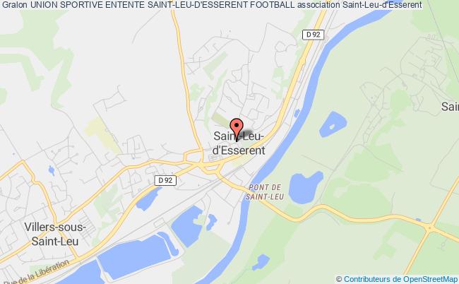 plan association Union Sportive Entente Saint-leu-d'esserent Football Saint-Leu-d'Esserent