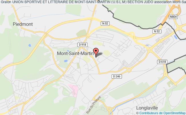 plan association Union Sportive Et Litteraire De Mont-saint-martin (u.s.l.m) Section Judo Mont-Saint-Martin