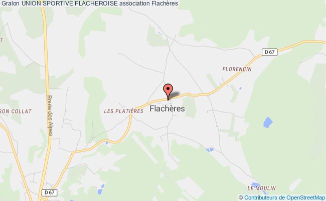 plan association Union Sportive Flacheroise Flachères