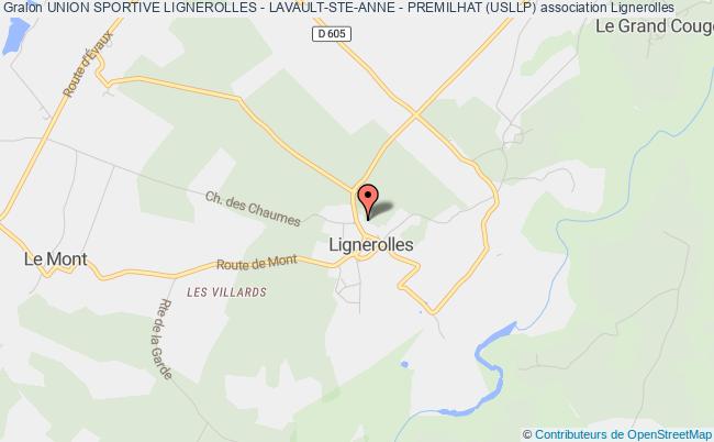 plan association Union Sportive Lignerolles - Lavault-ste-anne - Premilhat (usllp) 