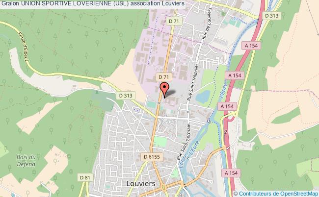plan association Union Sportive Loverienne (usl) Louviers