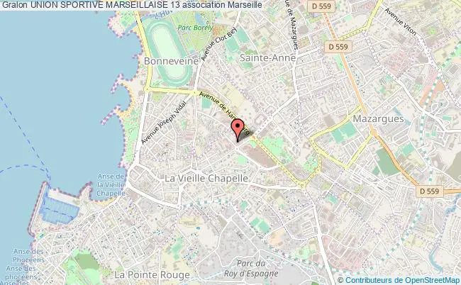 plan association Union Sportive Marseillaise 13 Marseille 8