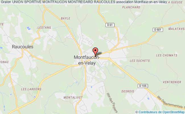 plan association Union Sportive Montfaucon Montregard Raucoules Montfaucon-en-Velay
