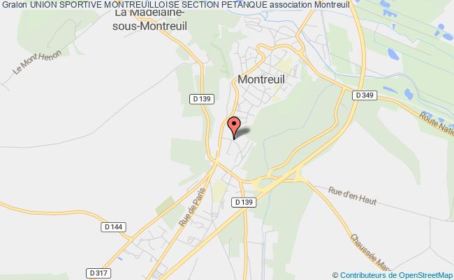 UNION SPORTIVE MONTREUILLOISE SECTION PETANQUE